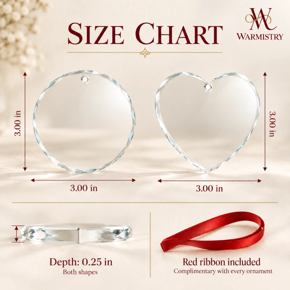 glass ornament chart
